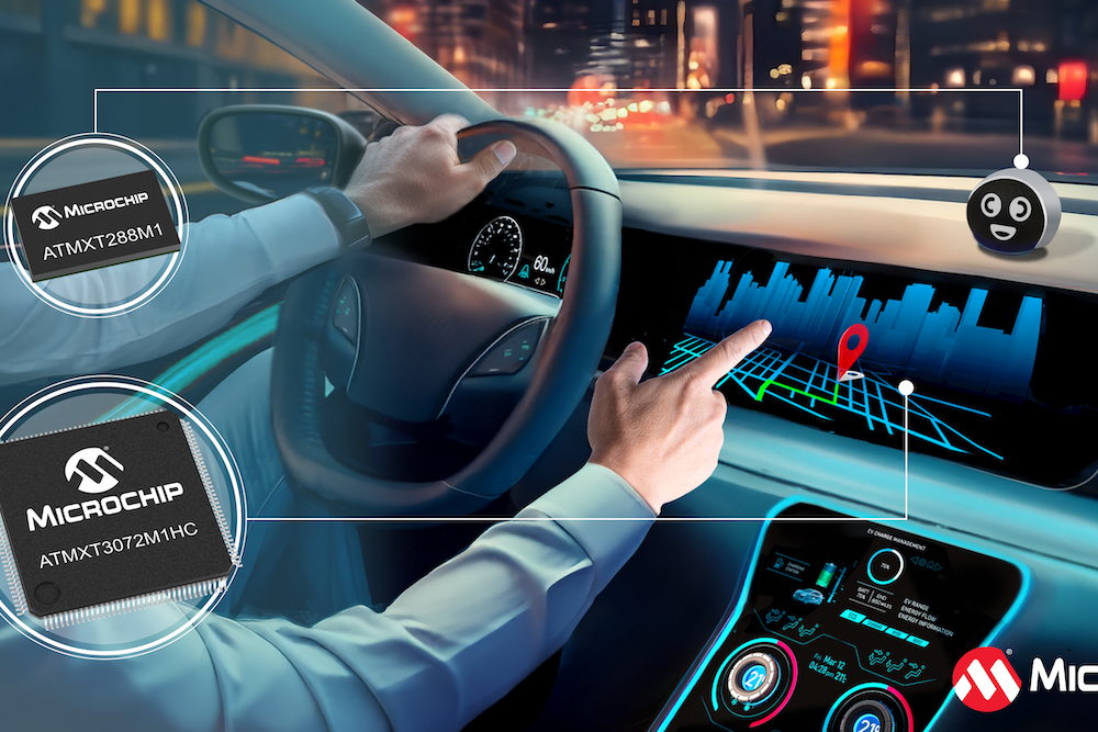 Microchip expands maXTouch M1 touchscreen controller series