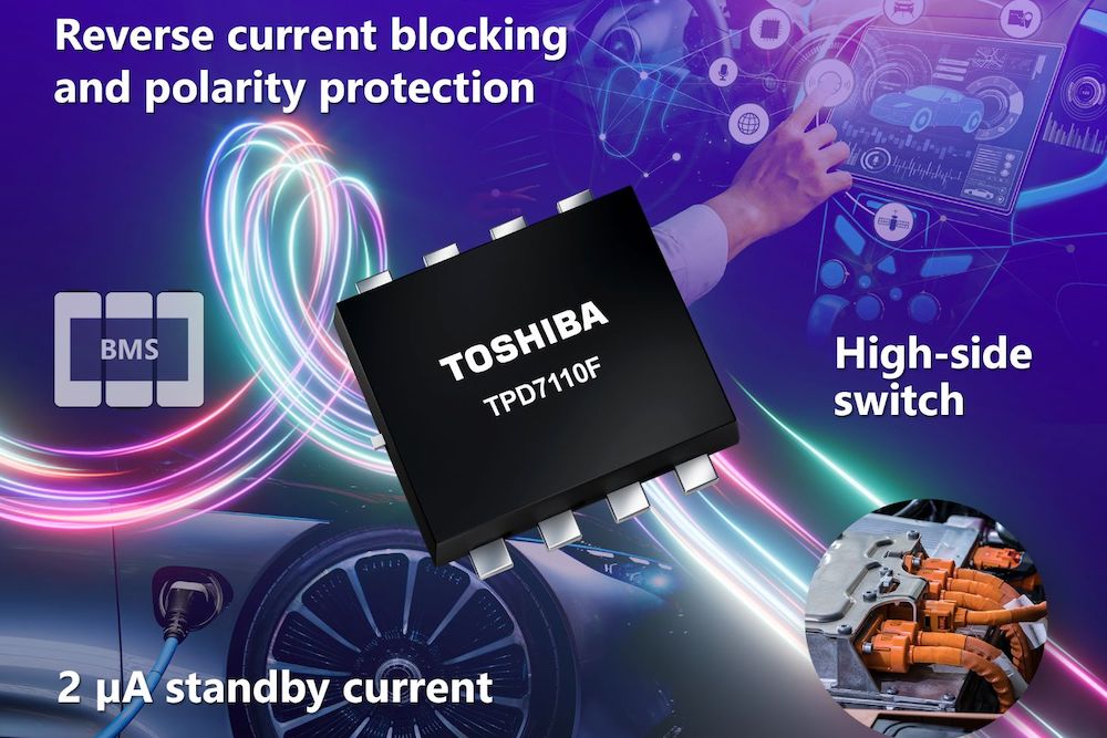Toshiba announces an ideal diode controller designed to enable safe power control