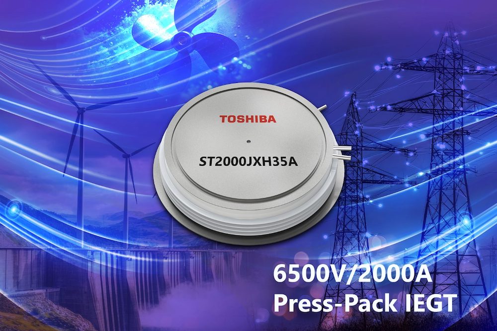 Toshiba launches IEGT for high-voltage DC power transmission and industrial drives
