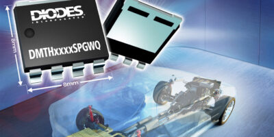 New packaged MOSFET from Diodes delivers efficiency in automotive systems