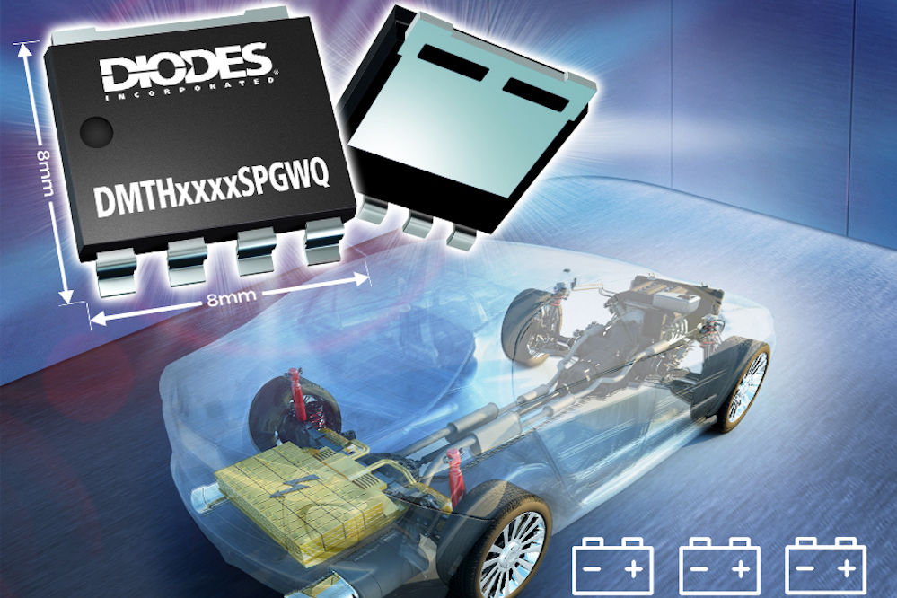 New packaged MOSFET from Diodes delivers efficiency in automotive systems