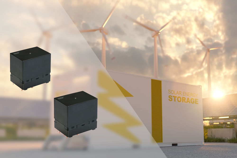 New high-current DC relays from Omron for utility storage and charging infrastructure