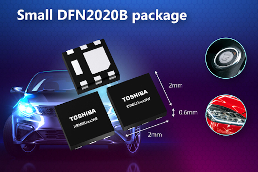 Toshiba announces new automotive MOSFETs with wettable flanks