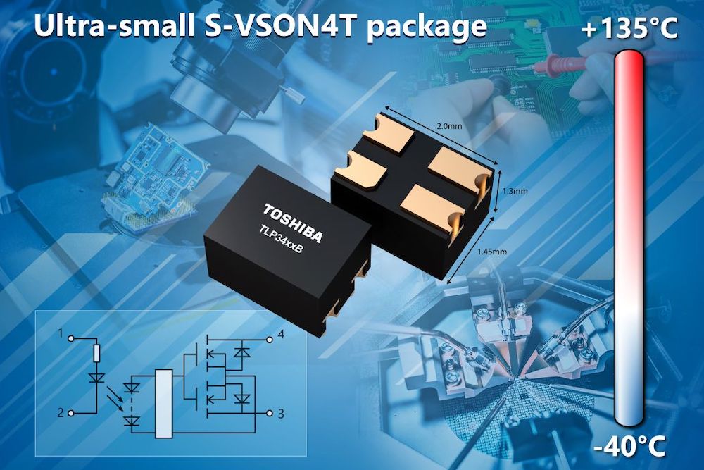 Toshiba launches next-generation photorelays tackling heat and space design challenges