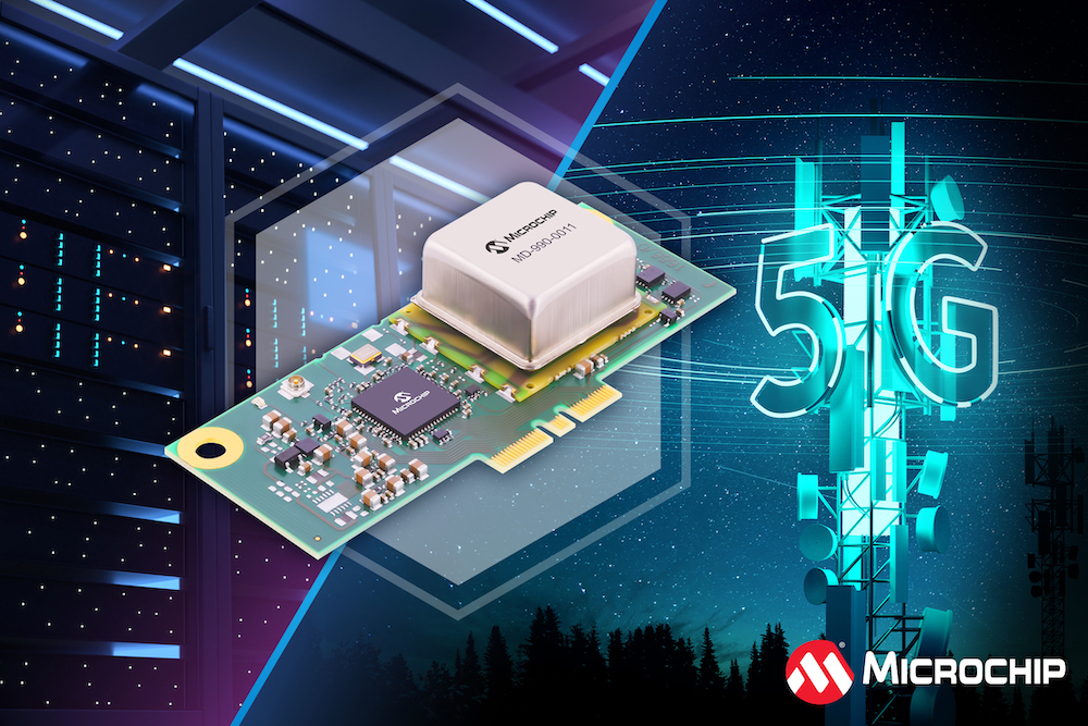 Microchip's plug-in timing module targets data centres, 5G and AI connectivity