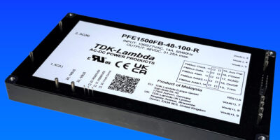 TDK announces third-generation 1500 W wide-range AC-DC power modules