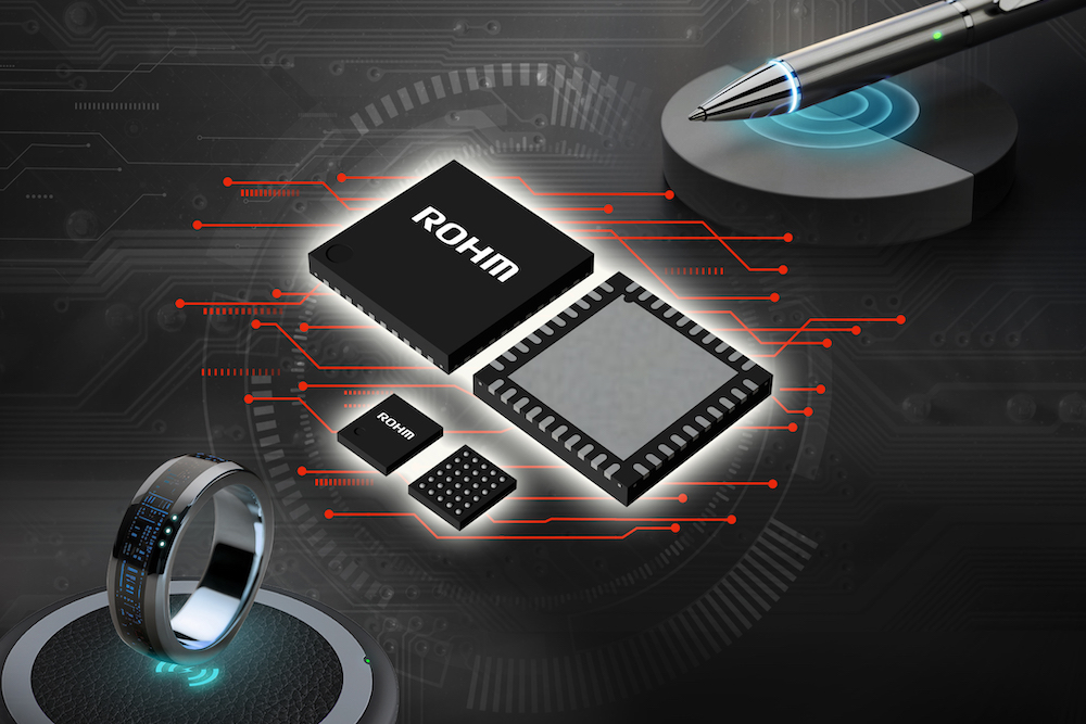ROHM launches an ultra-compact wireless power chipset for wearables