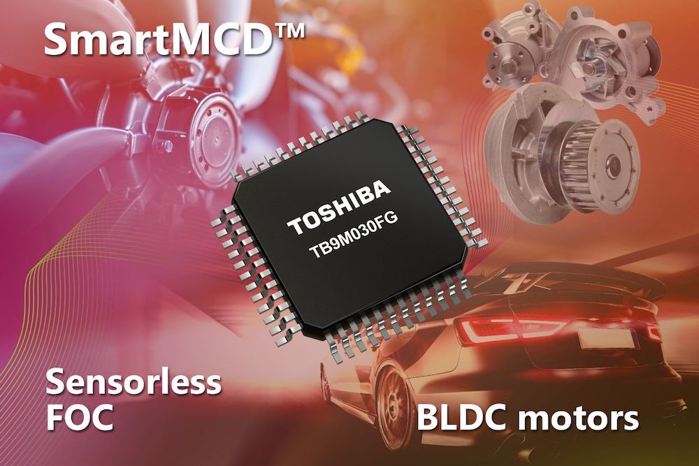Toshiba starts sampling new automotive SmartMCD with integrated MCU and gate driver