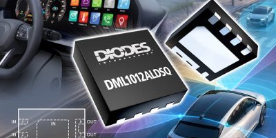 Smart load switch from Diodes delivers low RDS(ON) for automotive applications